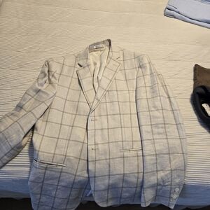 Ralph Lauren Light Gray Checkered Blazer